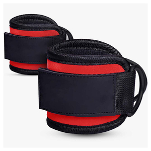 Correa de tobillo de fabricante OEM con ajuste adaptable para ejercicios de glúteos, entrenamiento de piernas y entrenamiento con cable para importadores mayoristas - Product Image 1