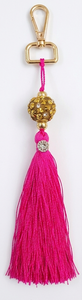 Pink Rayon Key Tassel Decorative Fringe For Wall <b>Hook</b> Use - Product Image 3