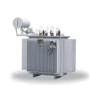 Transformador de Potencia Trifásico Sumergido en Aceite con Núcleo de Acero al Silicio Apilado, Reductor de Voltaje de 35kV a 400V, 80kVA, Grado Industrial