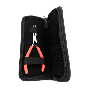 Hair Extension <b>Pliers</b> With Orange Handles Metal <b>Tool</b> For Installation And Removal Professional Hair Extensions <b>Tools</b> - Product Image 5