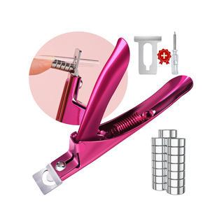 Coupe-ongles professionnels en acier inoxydable pour faux ongles en acrylique, soins personnels, coupe-ongles durable pour manucure/pédicure, mâchoire large - Product Image 1