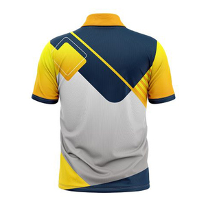 เสื้อคริกเก็ตผู้ชายแบบสั่งทำพิเศษ - Star Works Corporation น้ำหนัก 140 กรัม พิมพ์ลายดิจิทัล ผ้าผสมโพลีเอสเตอร์ 100% คอทรงกลม แขนสั้น สำหรับทีม - Product Image 5