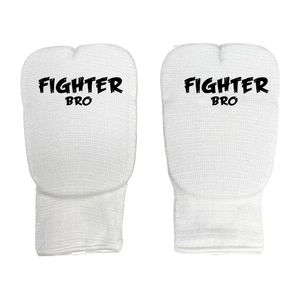 ถุงมือฝึกซ้อมคาราเต้ ผ้าฝ้ายสีขาว Fighter Bro สำหรับป้องกันมือ เหมาะสำหรับทุกฤดูกาล - Product Image 1