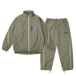 Ensemble coupe-vent professionnel pour homme avec personnalisation de marque – Ensemble de vêtements de sport imperméable, coupe-vent et respirant - Product Image 6