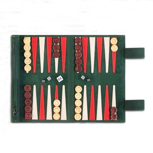 Premium Artisan High Quality Leather <b>Backgammon</b> Game Set Foldable Eco-Friendly Durable Elegant Craftsmanship Sculpted Indoor - Product Image 3