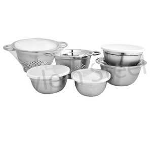 Accessoires antiadhésifs 5 pièces ensemble de cuisine en acier inoxydable avec acier inoxydable au prix de gros - Product Image 1