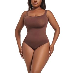 ชุดบอดี้สูทผู้หญิงสำหรับฤดูร้อน เนื้อผ้าโพลีเอสเตอร์นุ่ม ระบายอากาศได้ดี กระชับสัดส่วน ควบคุมหน้าท้อง ชุดออกกำลังกาย ปรับแต่งได้ - Product Image 3