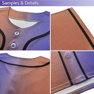Camiseta de béisbol para jóvenes y adultos, transpirable, tela suave, costuras duraderas, estilo clásico de equipo, para camiseta de béisbol - Product Image 6