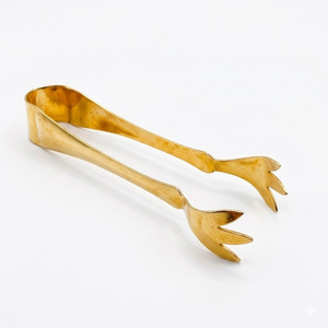 Pinzas para hielo de acero inoxidable con acabado espejo, creativas y de calidad, para cubos de azúcar y uso en bares, venta al por mayor. - Product Image 3