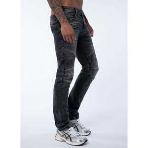 Autumn Men's Slim-Fit <b>Stretch</b> <b>Denim</b> Pants Black Europe and America Cross Border Style Tight Jeans for Men - Product Image 4