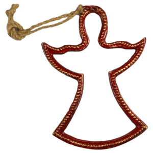 Décoration de Noël suspendue en métal massif avec finition plaquée pour la maison - Product Image 6