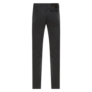 HAMIO SPORTS Customize <b>Men's</b> Coated Denim Cross-pants Low Waist Eco-Friendly Breathable Stretch <b>Drawstring</b> Fly Washed <b>Jeans</b> - Product Image 5