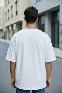 Hot Summer sale Heavyweight Ripped Raw Hem T Shirts Men 100% Cotton Tshirts Vintage Boxy Cropped Distressed t shirt - Product Image 6