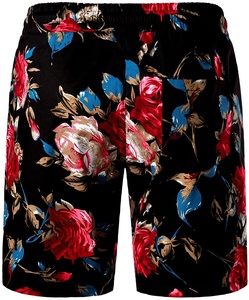 กางเกงขาสั้นผ้าคอตตอนของผู้ชาย,เสื้อแขนสั้นมีกระดุมครึ่งแขนสำหรับฤดูร้อนพิมพ์ลายฮาวายใหม่ปี2022 - Product Image 5