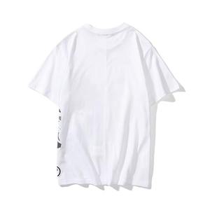Camiseta Negra Oversize de Manga Corta para Hombre con Estampado de Camuflaje y Logotipo en el Dobladillo Inferior, Estilo Urbano, de Secado Rápido, Tejido de Poliéster - Product Image 2