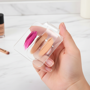 Palette de mélange de couleurs cosmétiques en acrylique professionnelle, palette de maquillage portable pour fond de teint, crème pigmentée, outil de salon de beauté - Product Image 1