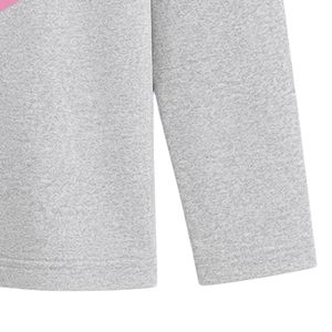 เสื้อสเวตเชิ้ตแขนยาวปักลาย Gray Jack & Jill Crest แบบคลาสสิก คอวี แต่งขอบแขนและชายเสื้อแบบริบ สำหรับใส่ลำลอง - Product Image 6