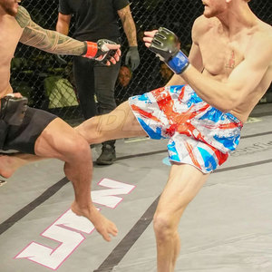 กางเกงมวยไทยพิมพ์ลายตามสั่ง ขายดี พร้อมชุดกิโมโนยิวยิตสู วัสดุทนทาน กางเกงมวยไทย - Product Image 4