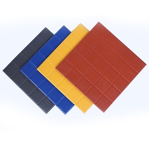 300x300 600x600 ngoài trời lát gạch đất nung sàn đầy đủ cơ thể tinh khiết màu vàng đỏ màu xám chấm kết cấu vuông mờ không trượt - Product Image 1