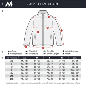 <b>Men's</b> Seamless 800-<b>Fill</b> Goose <b>Down</b> Puffer <b>Jacket</b> Waterproof Technical Nylon Winter Coat - Product Image 6