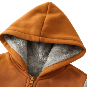 Sweat à capuche pour bébé garçon, manches longues, 100% coton, respirant, décontracté, personnalisé, haute qualité, vente en gros - Product Image 3