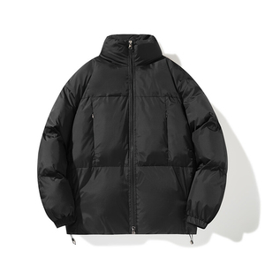 Veste d'hiver décontractée surdimensionnée, imperméable, écologique, chaude, 95% duvet, grande taille avec fermeture éclair pour homme - Product Image 5