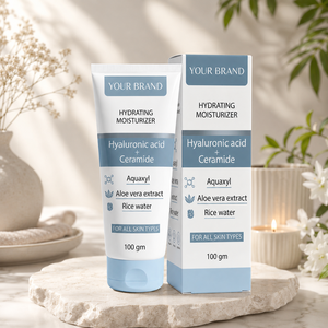 Crema Hidratante Facial con Ceramidas y Logotipo Personalizado para Reparación de la Barrera Cutánea, Hidratación Profunda y Cuidado Diario - Product Image 4