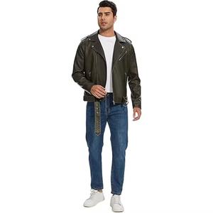 Nouvelle arrivée : veste en cuir pour homme et femme – cuir véritable de haute qualité, style motard, service OEM sur mesure - Product Image 5