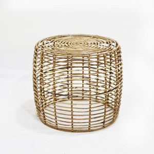 Mesa de Jardín Plegable Comehome de Ratán para Exteriores, Práctica y Cómoda - Product Image 1