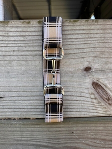 2026 Plaid Polyester/Cotton/Metallic <b>Belt</b> <b>Chains</b> <b>with</b> Metal Buckle Adjustable Sporty Waistband for Fashion Wear - Product Image 1
