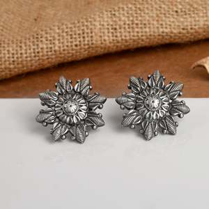 Meera jaipur TRIBAL ต่างหูเงินแท้ทันสมัย - Product Image 2