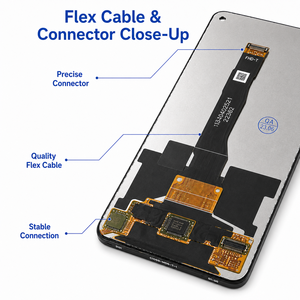 <b>Mobile</b> Phone Touchscreen Digitizer Repair Assembly for OnePlus 10R Responsive Touch LCD Display Screen Replacement - Product Image 5
