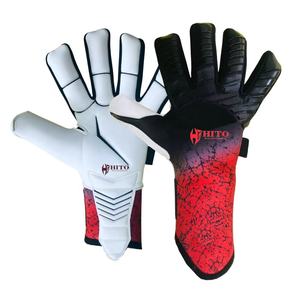<b>Goalkeeper</b> <b>Gloves</b> High Foam Latex 3mm Backhand Silicon Inject Cresco Cut Removable Strap Thumb Wrap Rubber T-Tab - Product Image 1