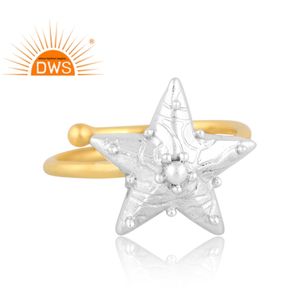 New Pattern Design Brass <b>Adjustable</b> <b>Ring</b> Custom Jewelry For Women Gift For Her Custom Jewelry Manufacturer - Product Image 3