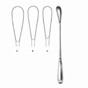 ชุดเครื่องมือขูดโพรงมดลูก Recamier 3 ชิ้น ขนาดปรับแต่งได้ สำหรับศัลยกรรมสูตินรีเวช ผลิตจากเหล็กกล้าไร้สนิมคุณภาพสูง ใช้ซ้ำได้โดยศัลยแพทย์ - Product Image 1