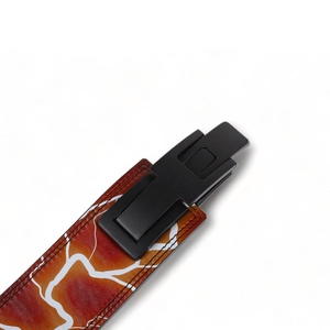 Ceinture de musculation pour homme en cuir artificiel, réglable, avec boucle de maintien lombaire, pour entraînement de force en salle de sport - Product Image 5