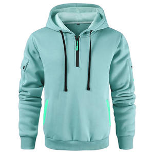 Sweat-shirts à capuche pour hommes tendance, vintage, avec différentes poches, décontractés, pull-over oversize, respirants, pour hommes - Product Image 1