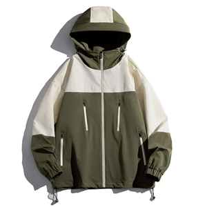Fashionable <b>Water</b> <b>Proof</b> Custom Label Zip up Jacket With Hood Men Sports Jacket Waterproof Jacket Unisex - Product Image 1