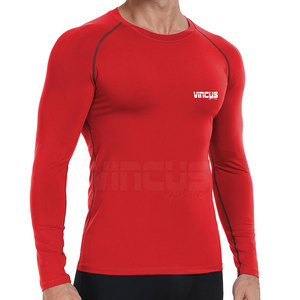 Camisetas deportivas térmicas para hombre de alta calidad con MOQ bajo, logotipo personalizado impreso, mejor precio. - Product Image 3