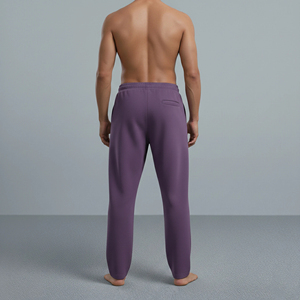 Pantalones deportivos de forro polar ajustados para hombre, joggers de algodón con cintura elástica para deportes, correr y entrenamiento en el gimnasio, ropa para la temporada de invierno - Product Image 3