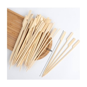 Palillos de Bambú Ecológicos de Alta Calidad, Palitos Rectos para Asar a la Parrilla, Suministro de Palillos para Barbacoa Sostenibles - Product Image 1