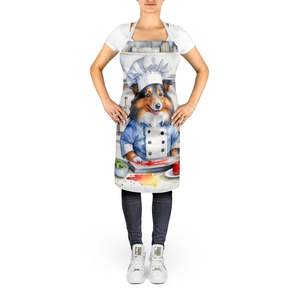 Sheltie the Chef Unisex Large Multicolor <b>Apron</b> for <b>Cooking</b> Baking Gardening or Crafts-for Adult Men and Women - Product Image 2
