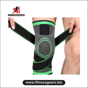 JUST FITNESS GEARS Rodillera de Compresión Transpirable con Cierre de Gancho y Bucle para Levantamiento de Pesas, Soporte para Rotura de Menisco, Uso Unisex para Adultos - Product Image 2