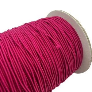 No.5 Dark Pink 1.2mm 288 yards <b>Braided</b> <b>Cord</b> Elastic 100% Nylon High Tenacity Eco-Friendly Bungee Rope for Home Textile - Product Image 4