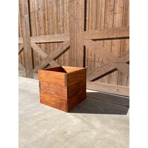 Handcrafted Teak Wood Minimalist <b>Rectangle</b> Tabletop <b>Planter</b> Wholesale | Aqudus Saleem - Product Image 3