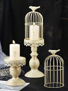 Cage à oiseaux en fil métallique faite à la main et personnalisée, décoration pour la maison et le jardin, cage décorative à poser ou à suspendre pour la décoration de mariage - Product Image 6