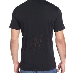Camiseta Premium para Hombre, Negra, Oversize, de Algodón Tie-Dye, Transpirable, 320g, Cuello Redondo, Manga Corta, Estilo Minimalista Urbano - Product Image 1