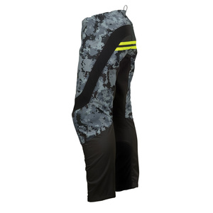 Pantalon de motocross unisexe personnalisé, imprimé camouflage numérique, logo néon, séchage rapide, anti-UV, respirant, tissu polyester/nylon pour tout-terrain - Product Image 2