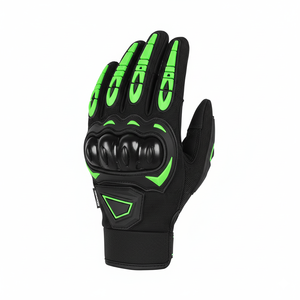 Guantes de Motocicleta de Cuero Cool-Ride con Protección Rígida en los Nudillos, Diseño Ventilado, Equipo de Seguridad para Motociclismo para el Verano 2026 - Product Image 2