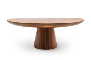 Support à gâteau en bois de Suar, support à fruits en bois d'acacia, 30 cm x 26 cm, fait main, qualité alimentaire, présentoir à desserts, Indonésie - Product Image 2